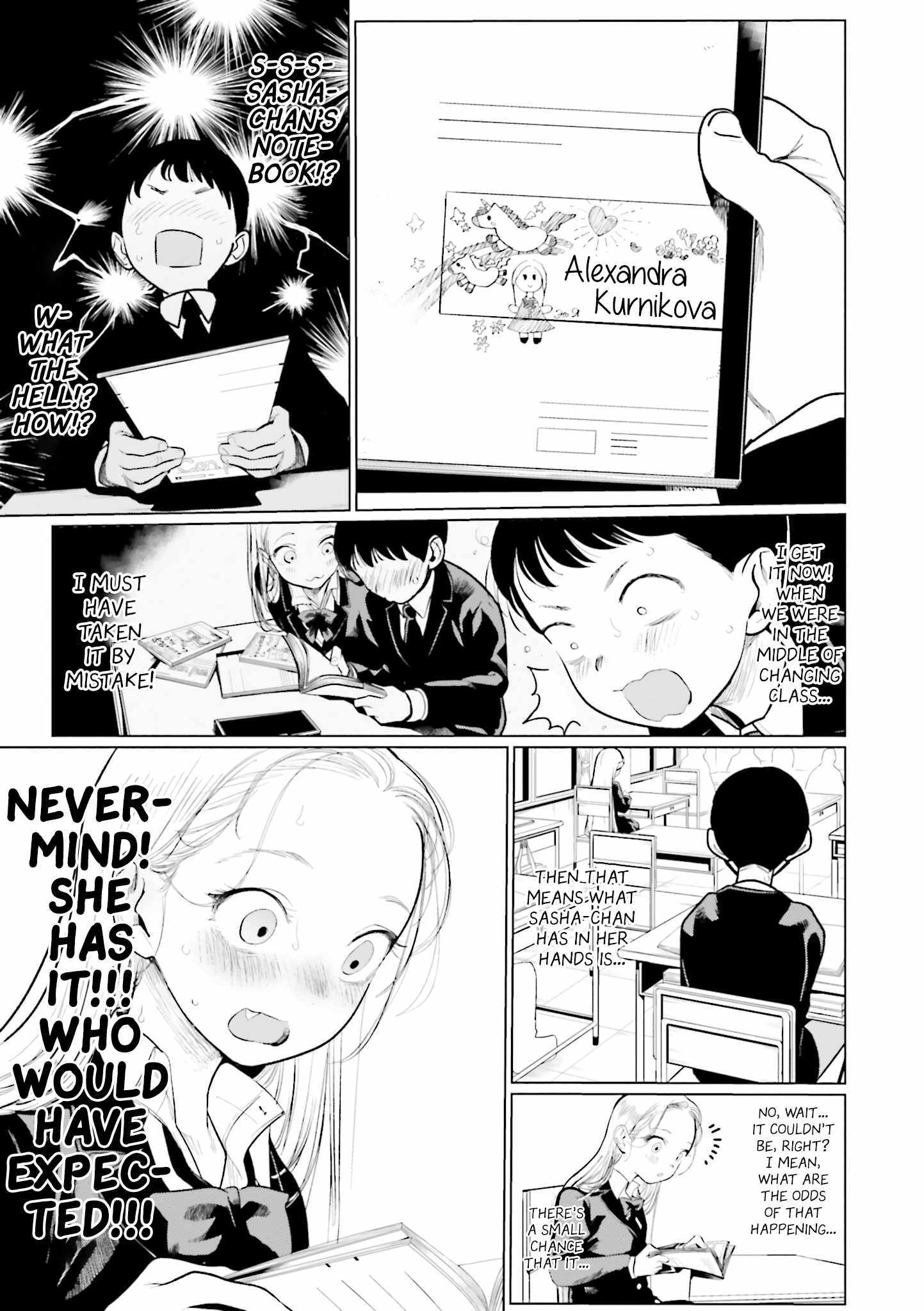 Sasha and Her Otaku Classmate Chapter 7 page 3 - 