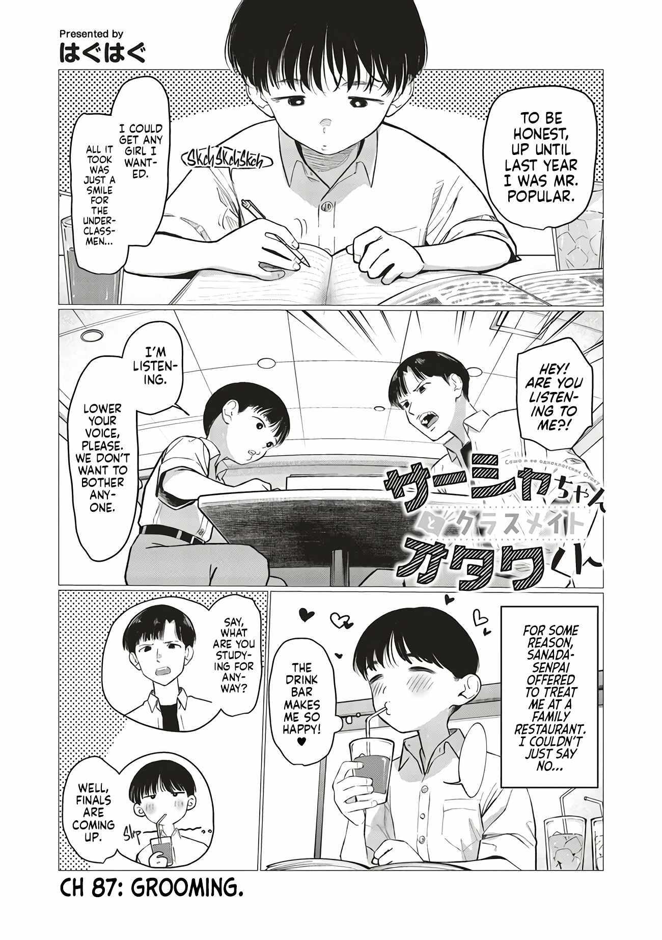 Sasha and Her Otaku Classmate Chapter 87 page 1 - 