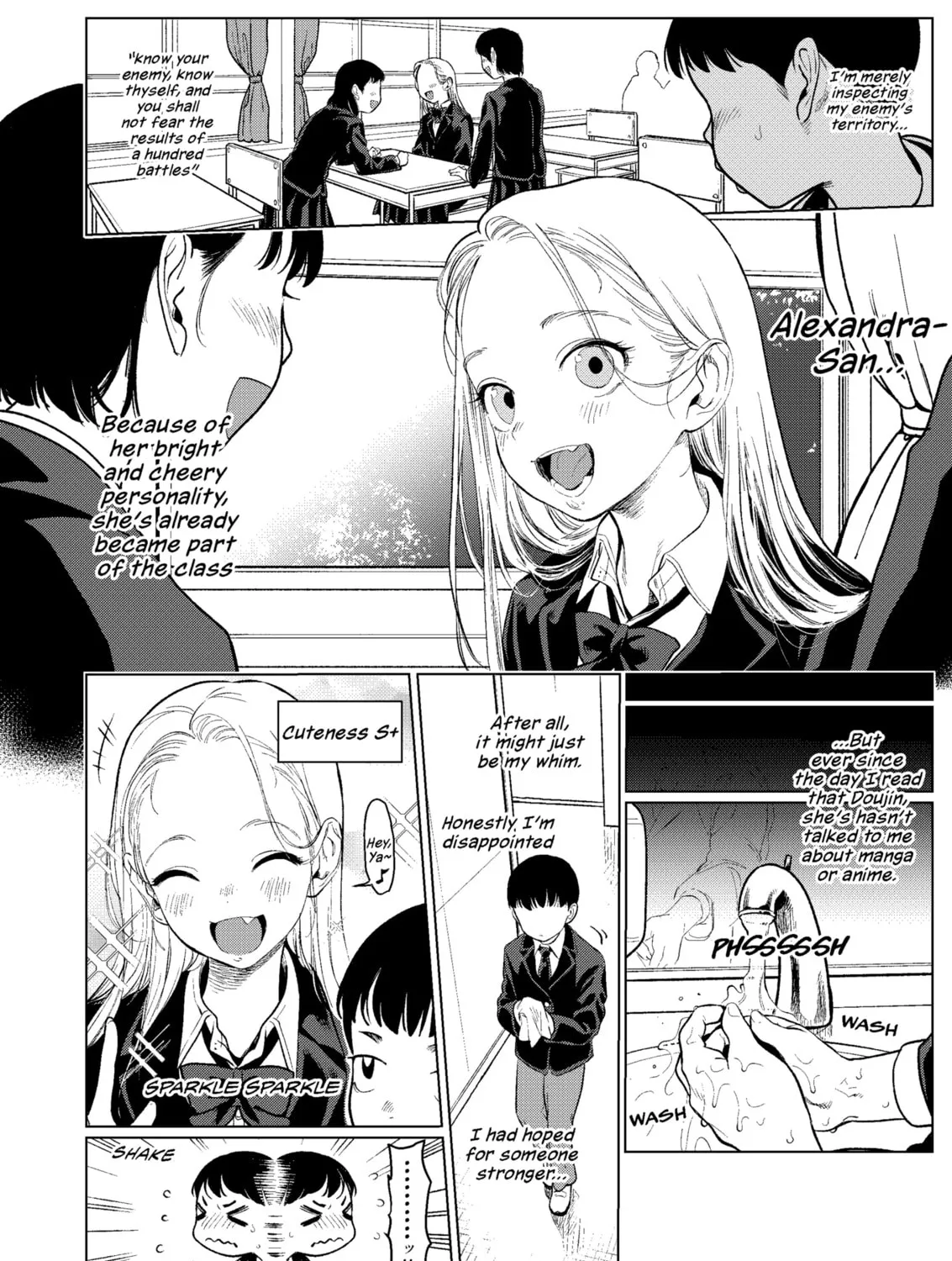 Sasha-chan to Classmate Otaku-kun Chapter 2 page 3 - 