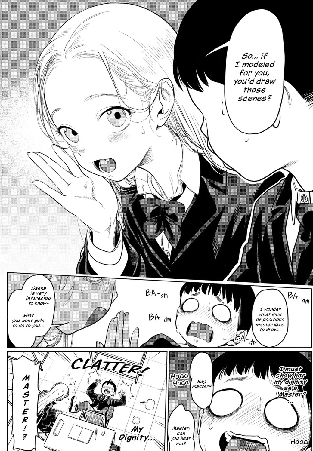 Sasha-chan to Classmate Otaku-kun Chapter 3 page 7 - 