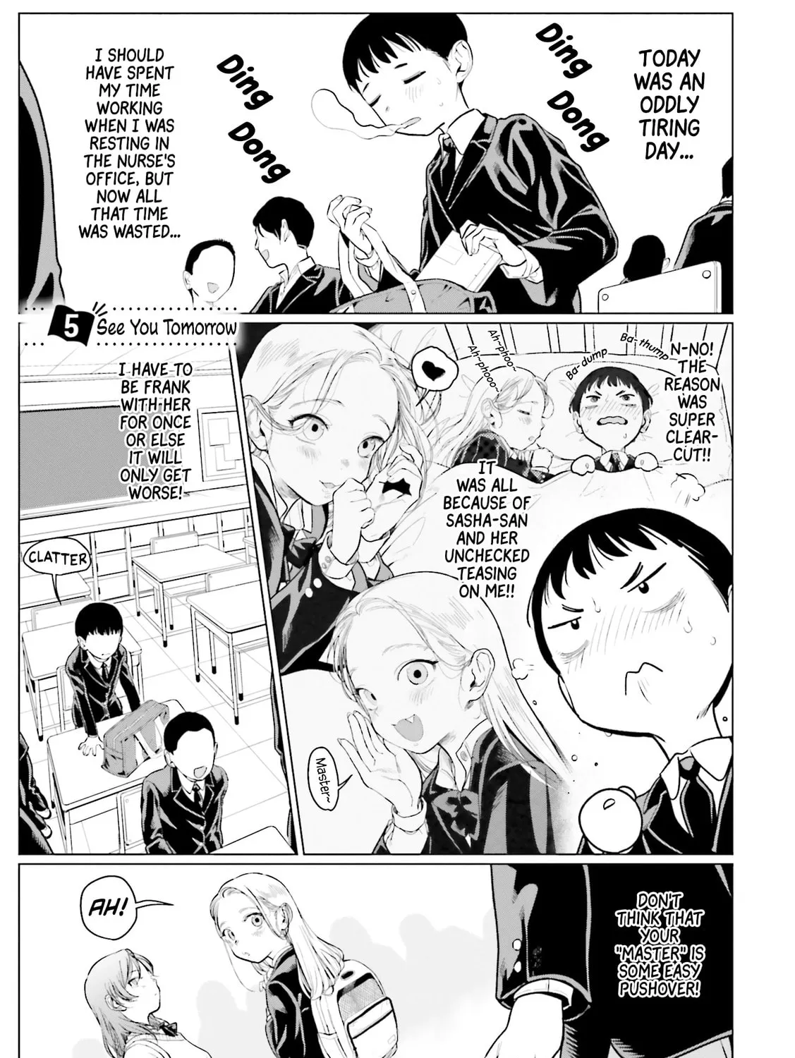 Sasha-chan to Classmate Otaku-kun Chapter 5 page 1 - 