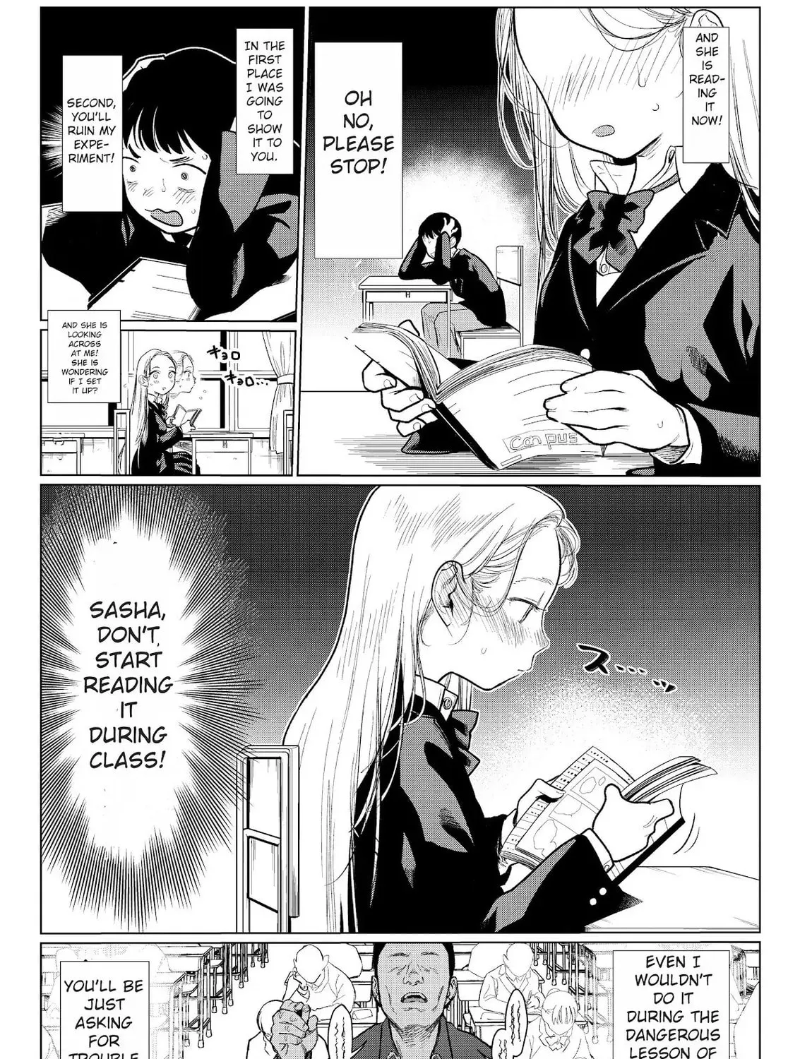 Sasha-chan to Classmate Otaku-kun Chapter 7.5 page 7 - 
