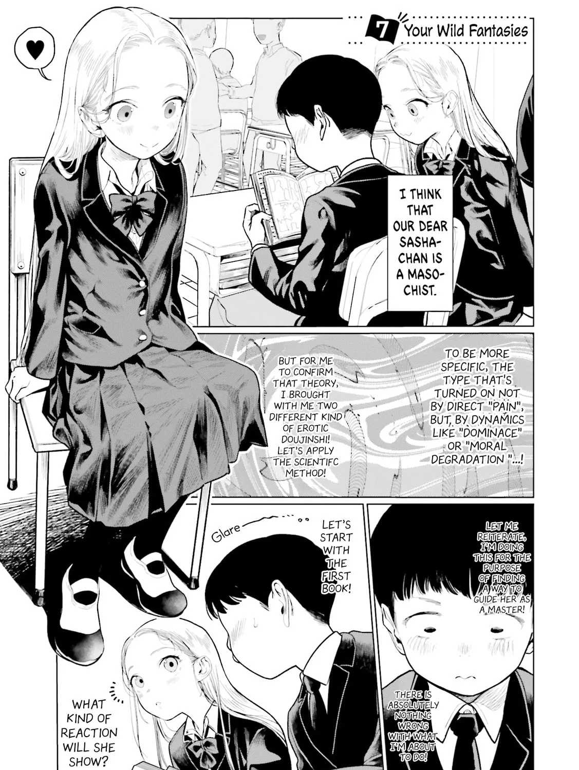 Sasha-chan to Classmate Otaku-kun Chapter 7 page 1 - 