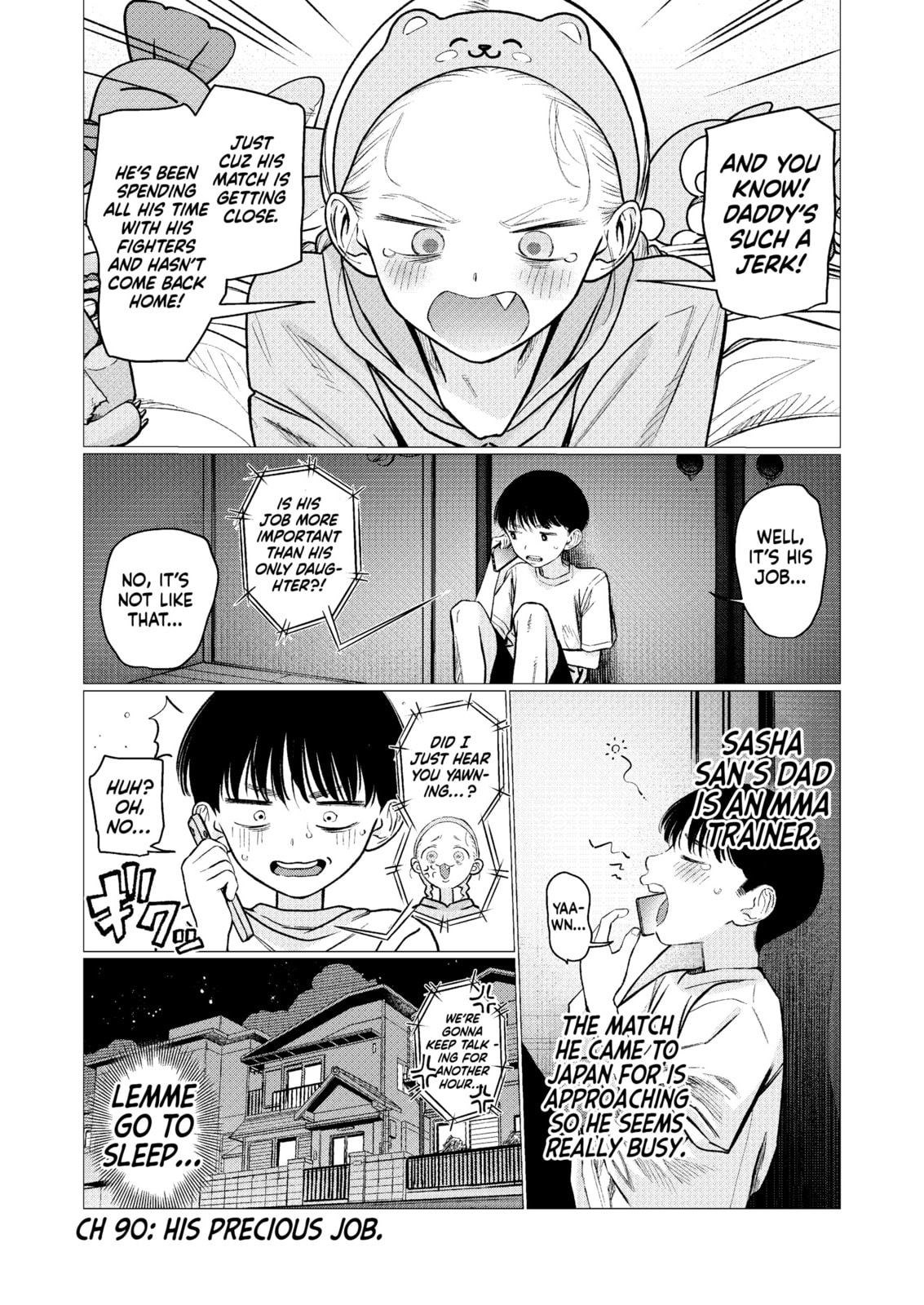 Sasha-chan to Classmate Otaku-kun Chapter 90 page 1 - 
