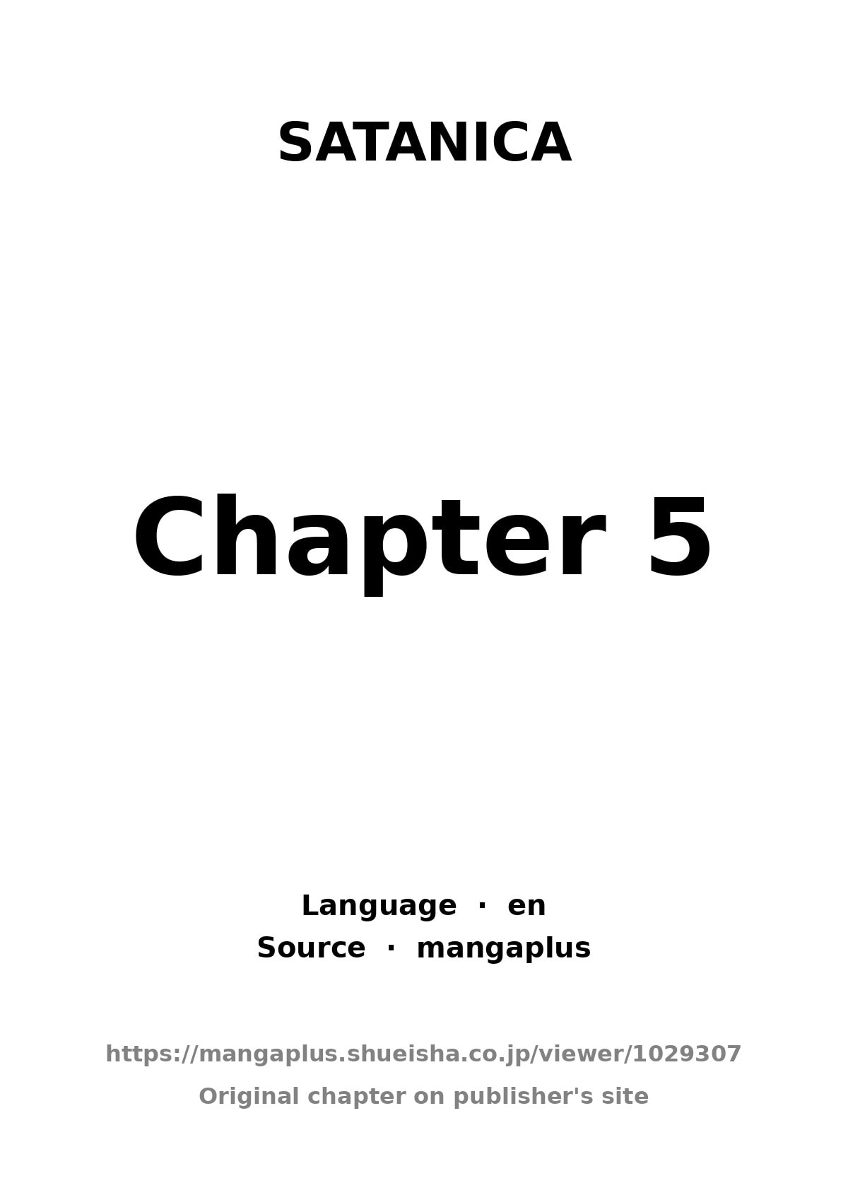 SATANICA Chapter 5 page 1 - 