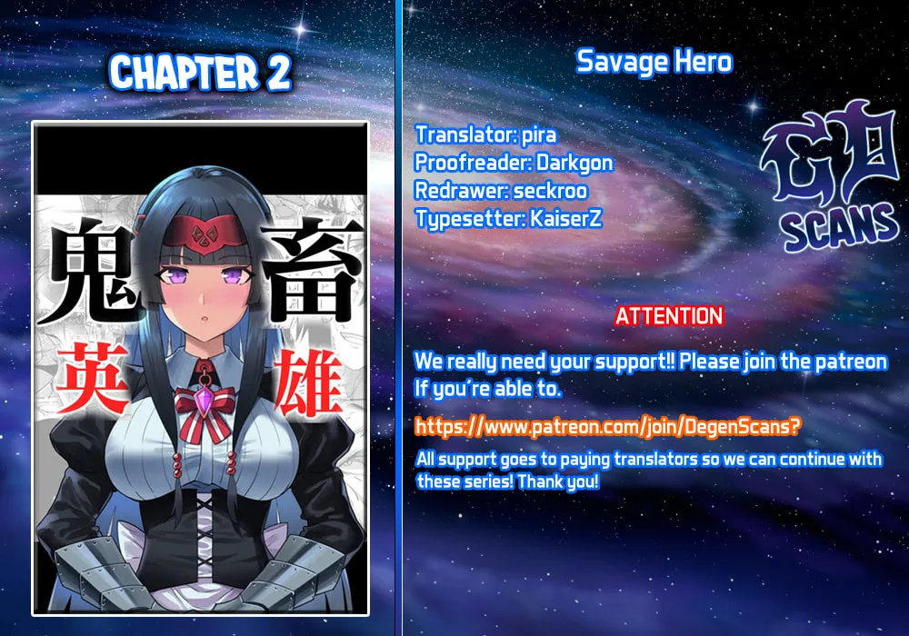 Savage Hero Chapter 2 page 1 - 