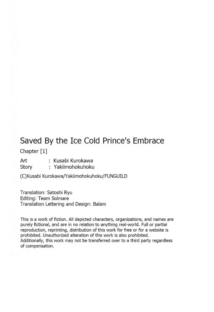 Saved By the Ice Cold Prince