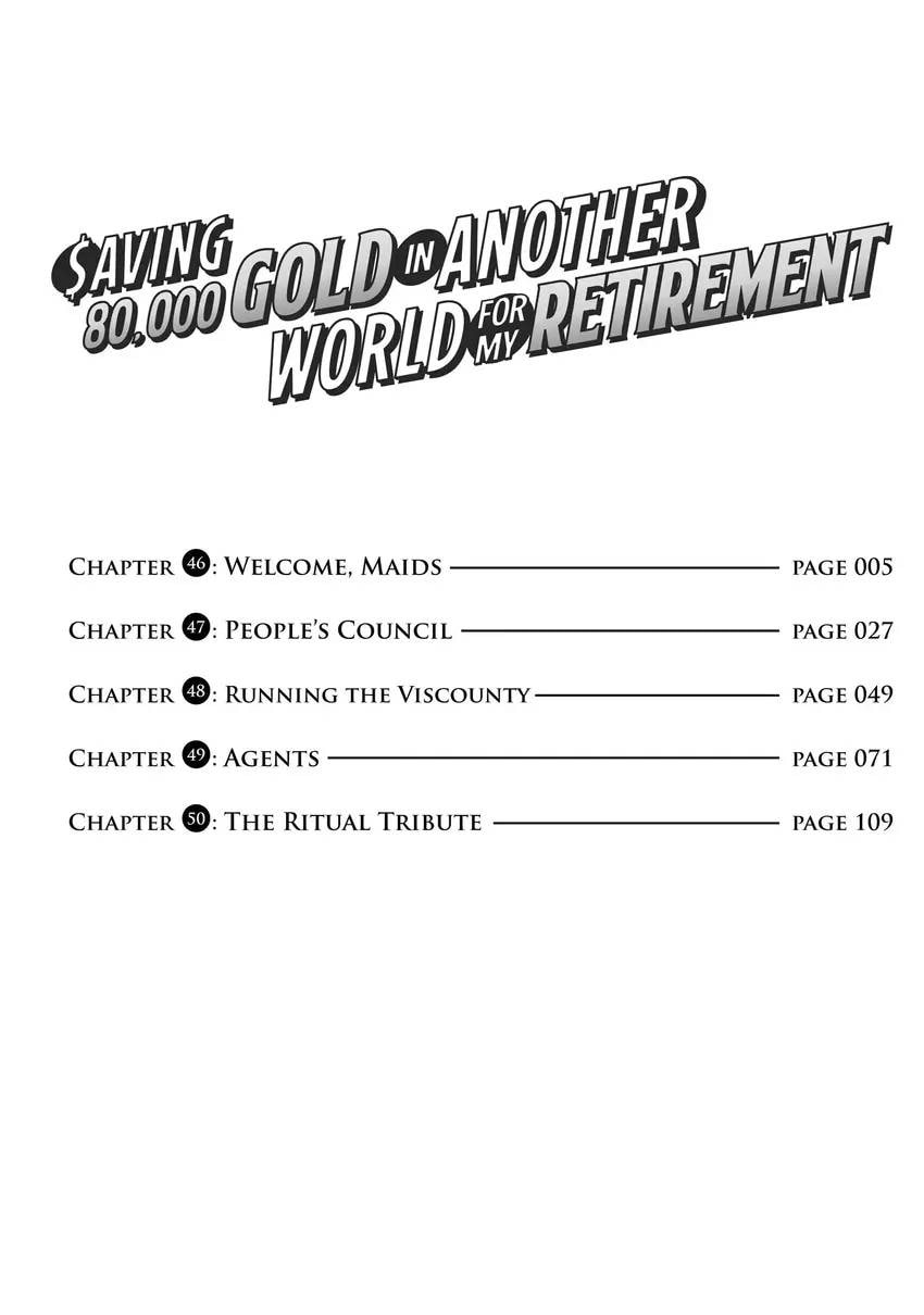 Saving 80,000 Gold in Another World for my Retirement Chapter 0 page 6 - 
