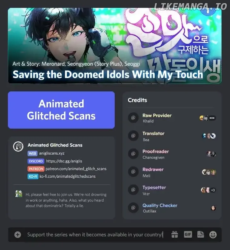 Saving the Doomed Idols With My Touch Chapter 37 page 2 - 