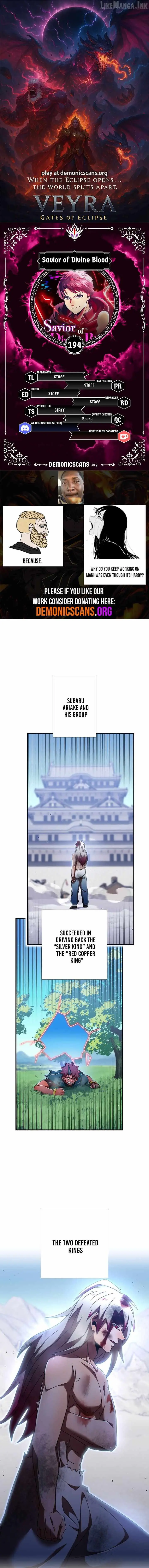 Savior of Divine Blood ~Draw Out 0.00000001% To Become the Strongest~ Chapter 194 page 1 - 