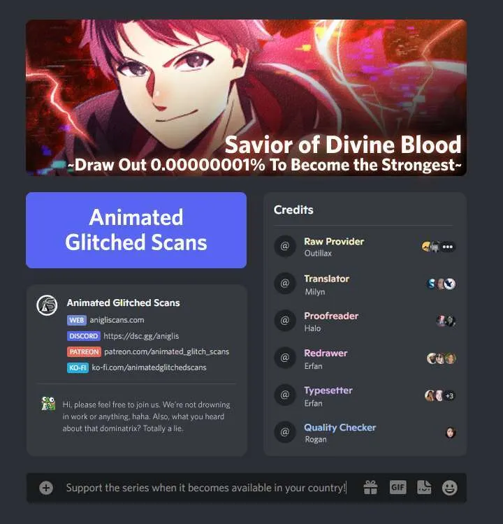 Savior ofDivine Blood Chapter 44.5 page 1 - 