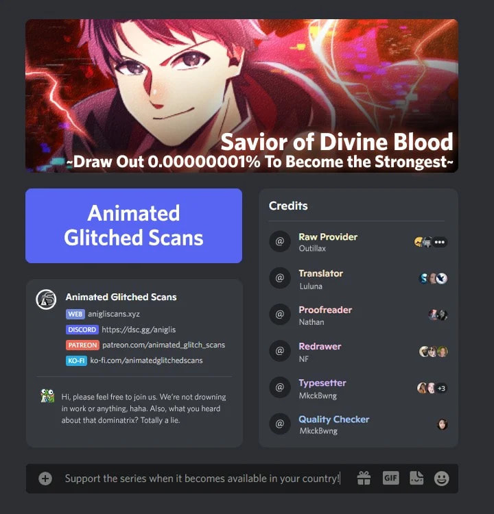 Savior ofDivine Blood Chapter 95 page 1 - 