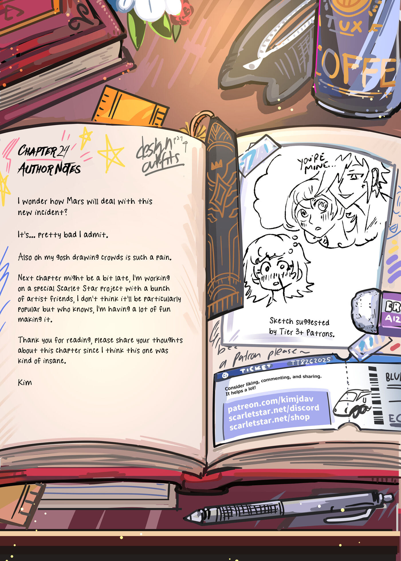 Scarlet Star Chapter 24.1 page 22 - 