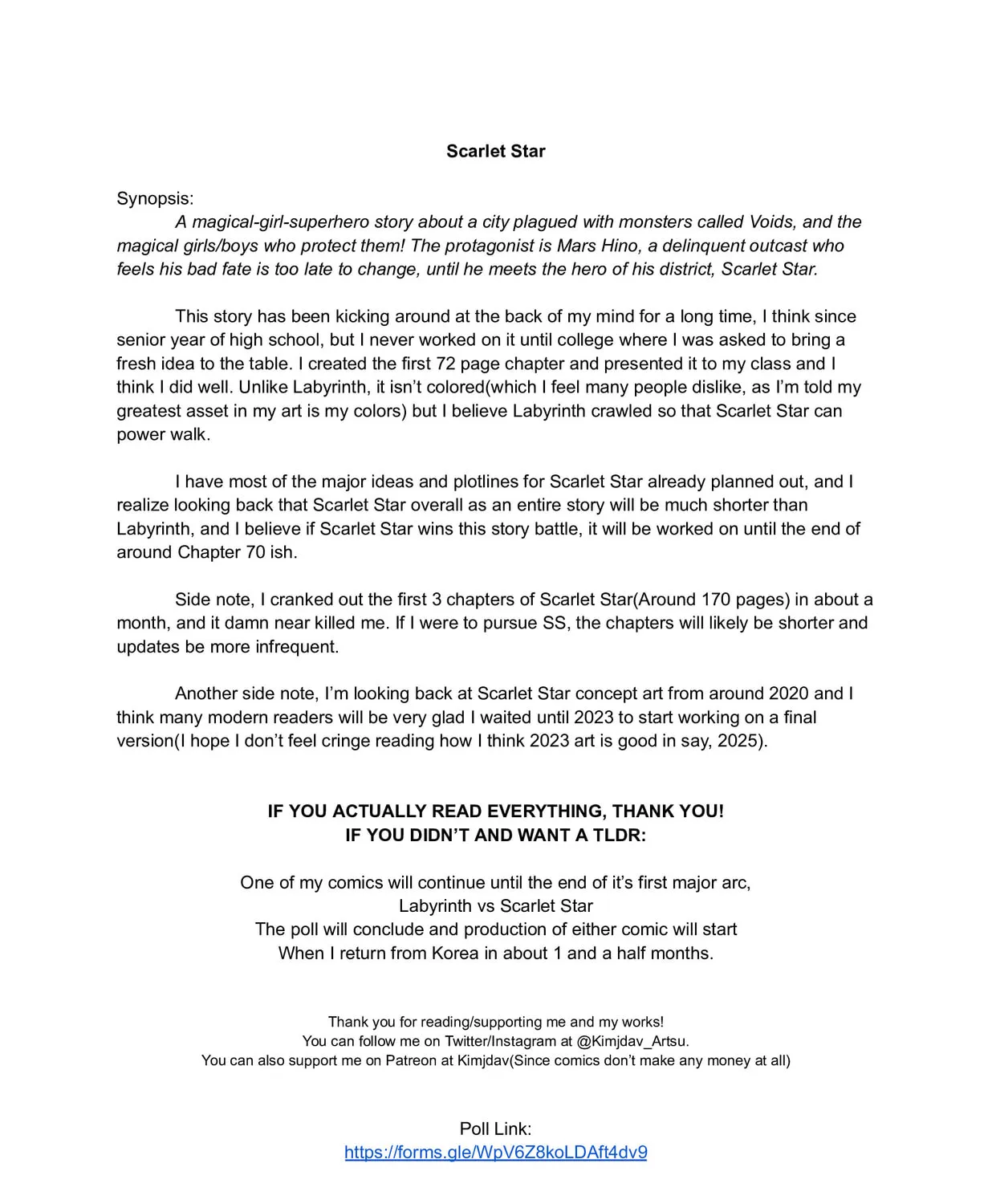 Scarlet Star Chapter 3.3 page 3 - 