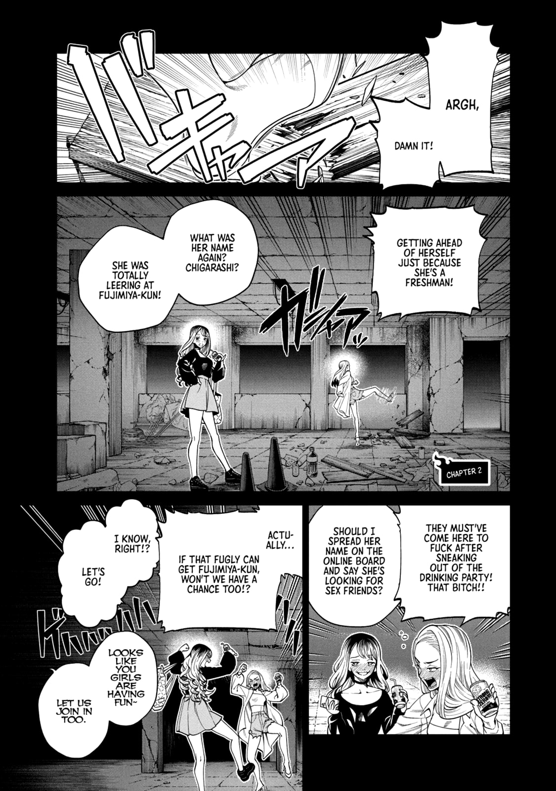 Scary Campus College University Chapter 2 page 1 - 