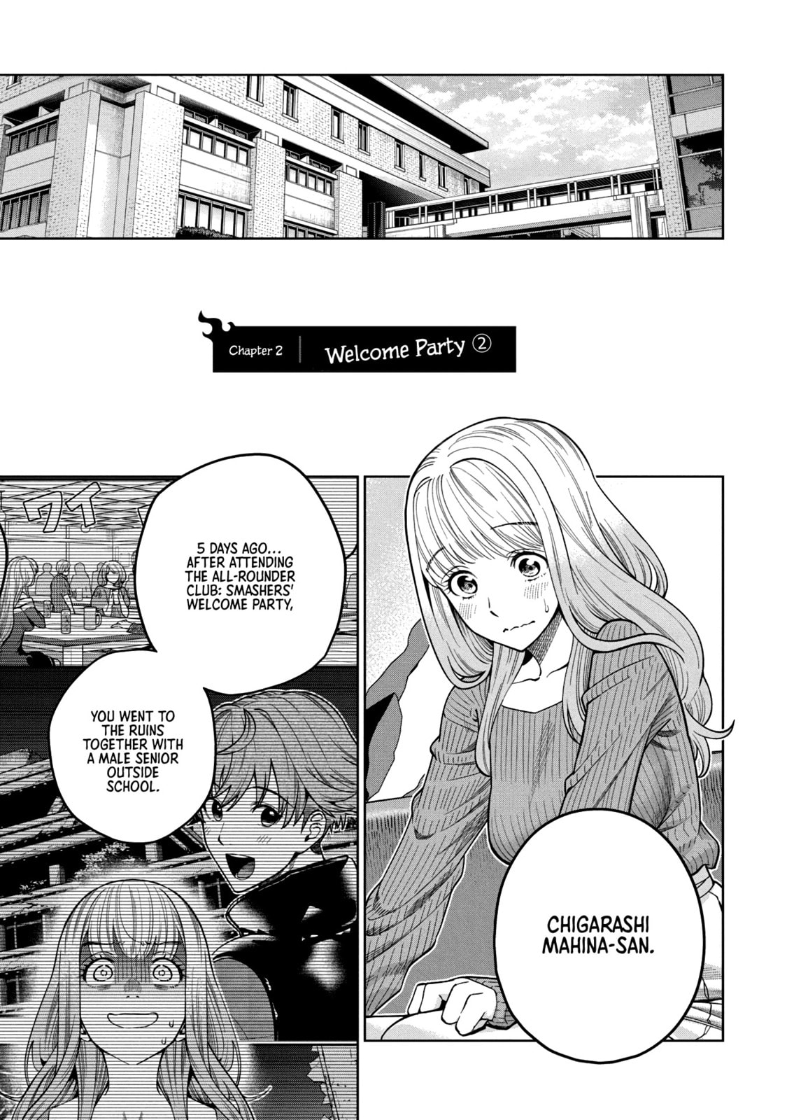 Scary Campus College University Chapter 2 page 3 - 