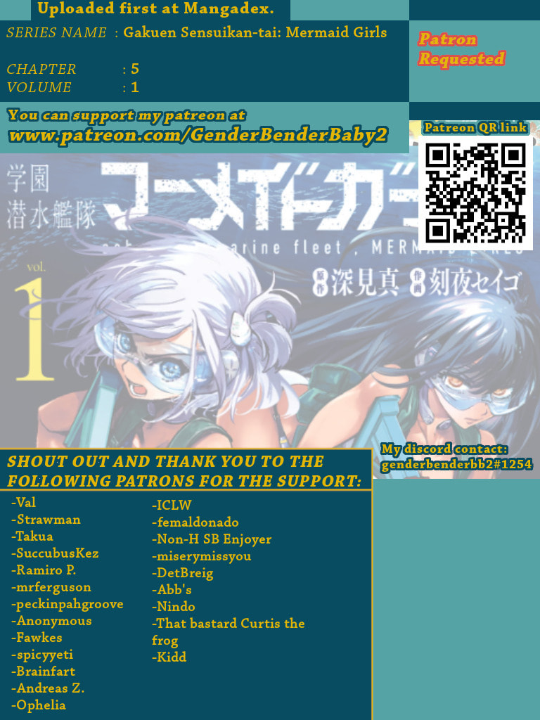 School Submarine Fleet: Mermaid Girls Chapter 5 page 1 - 