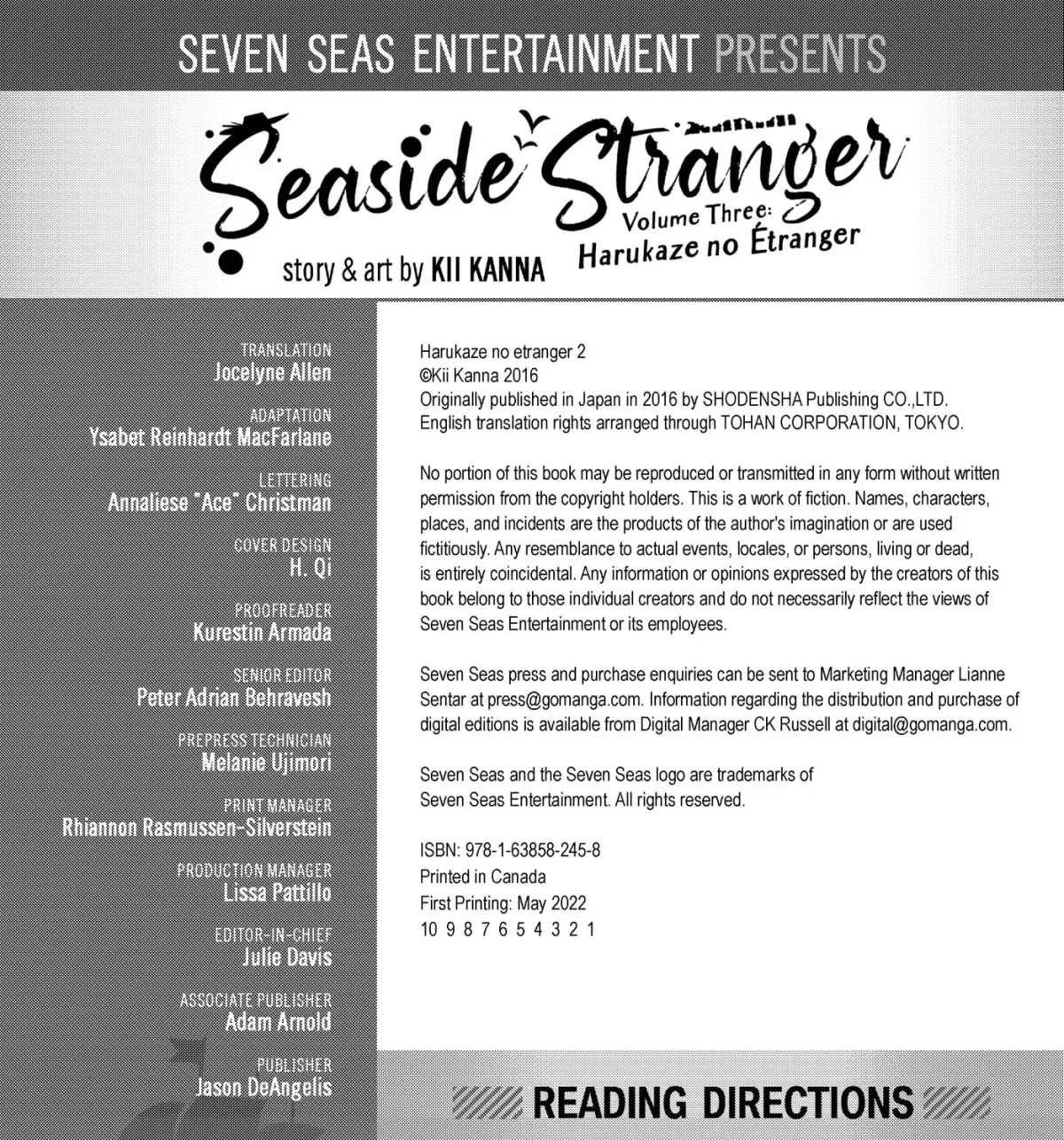 Seaside Stranger: Umibe no Étranger Chapter 8 page 119 - 