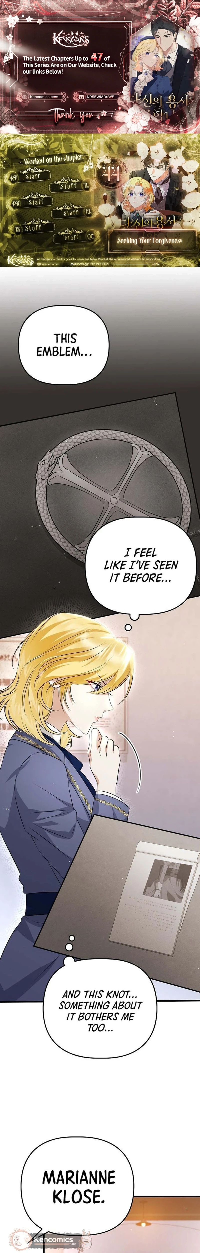 Seeking Your Forgiveness Chapter 44 page 1 - 