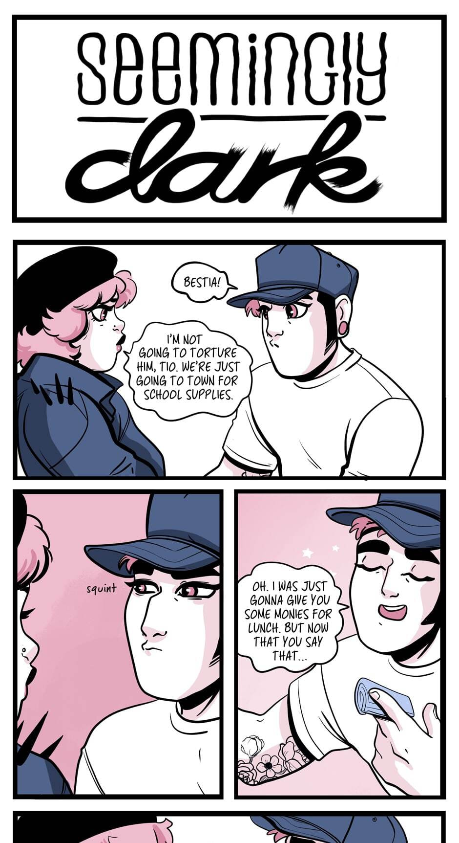 Seemingly Dark Chapter 13.4 page 1 - 