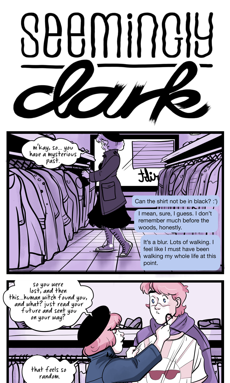 Seemingly Dark Chapter 13.9 page 1 - 