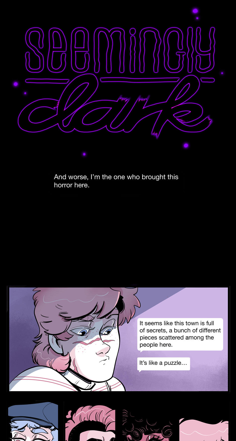 Seemingly Dark Chapter 14.8 page 1 - 