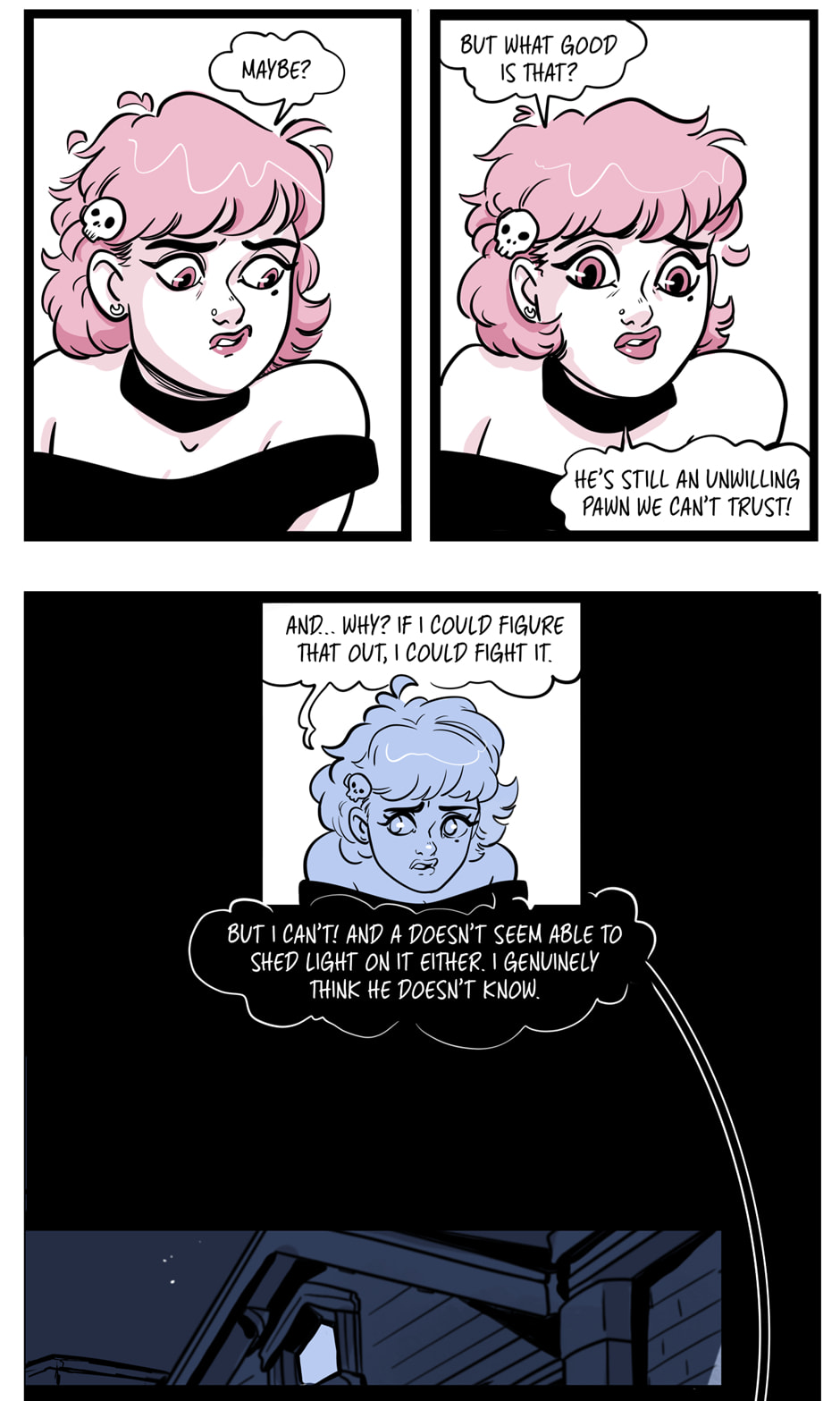 Seemingly Dark Chapter 15.3 page 4 - 