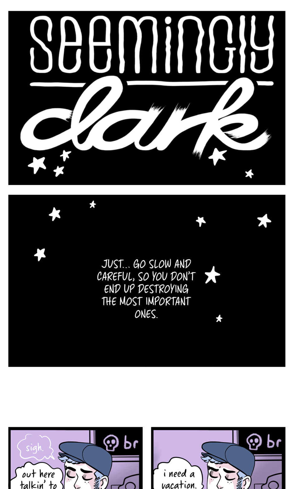Seemingly Dark Chapter 15.8 page 1 - 