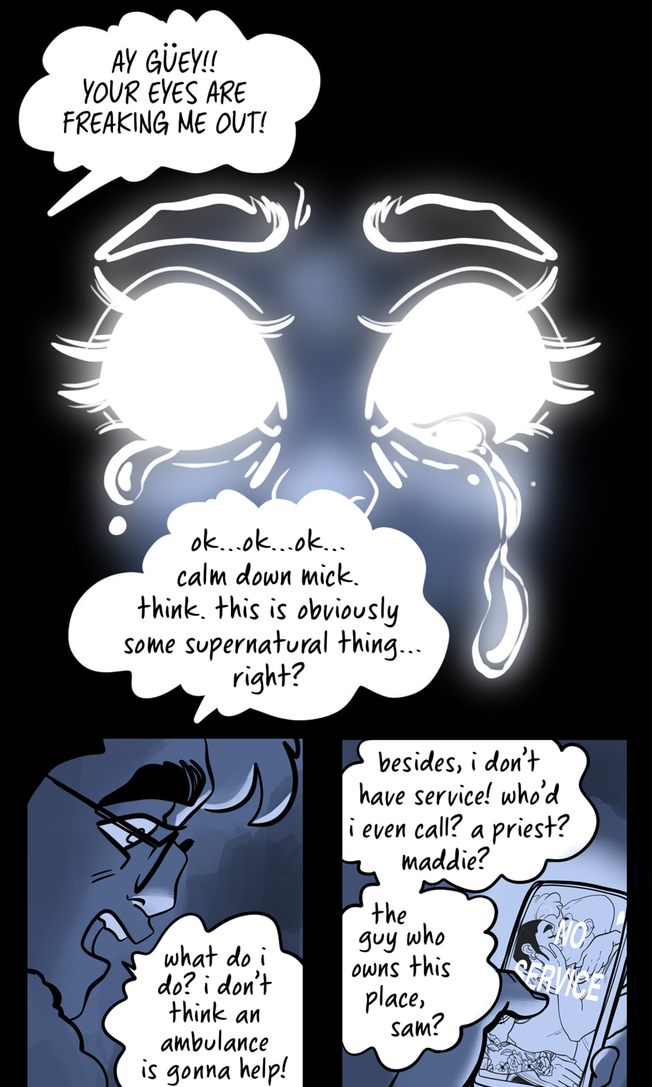Seemingly Dark Chapter 16.3 page 4 - 