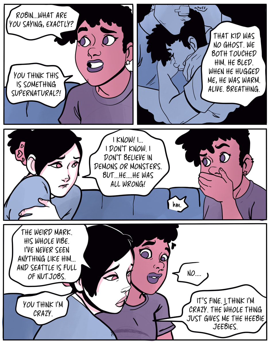 Seemingly Dark Chapter 3.8 page 1 - 