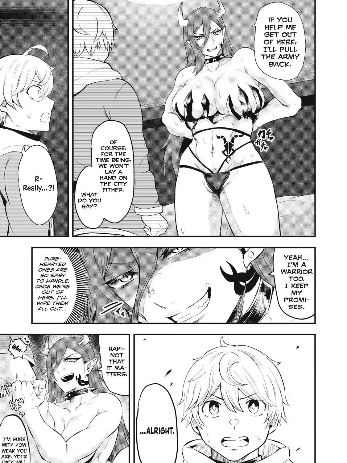 Sei-jun Ecstasy: XXX Shinai to Derarenai Heya de Mazoku o Buttaoshimasu Chapter 1 page 47 - 