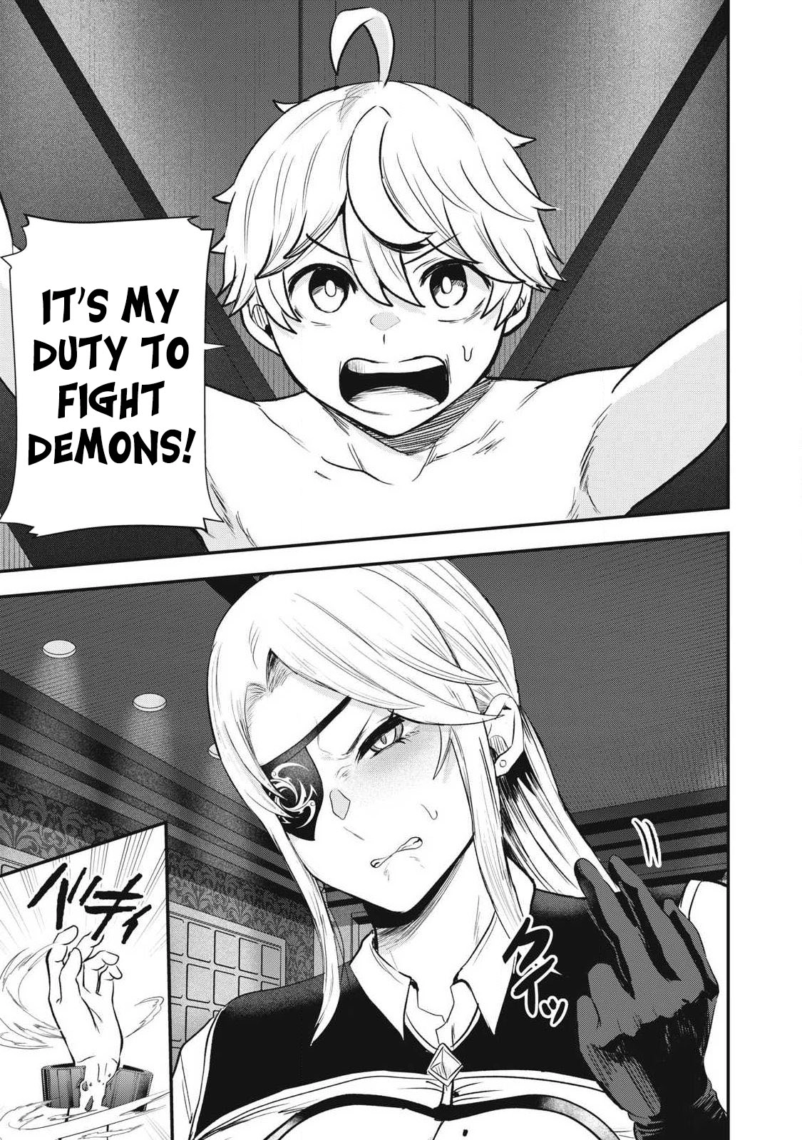 Sei-jun Ecstasy: XXX Shinai to Derarenai Heya de Mazoku o Buttaoshimasu Chapter 19 page 8 - 