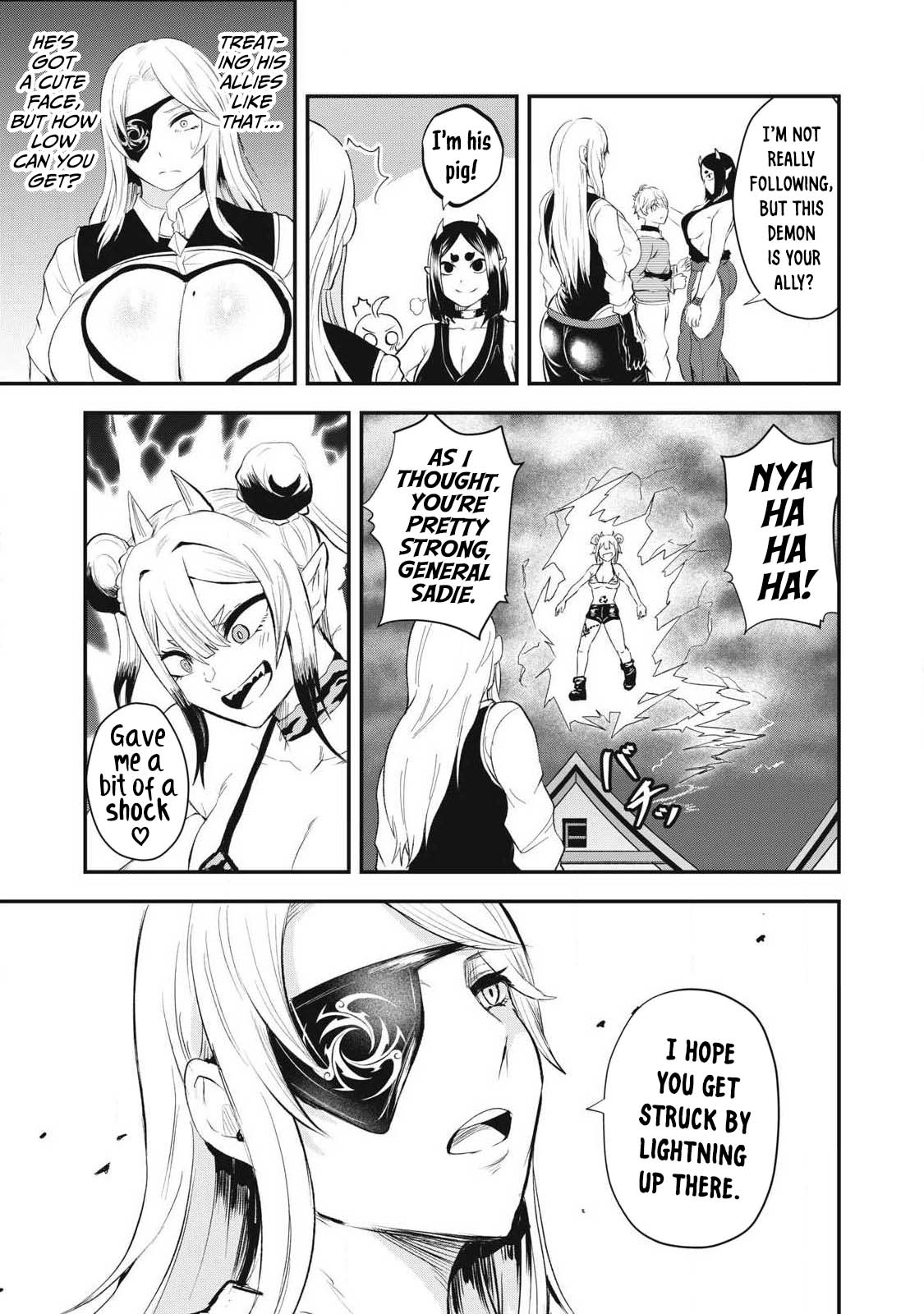 Sei-jun Ecstasy: XXX Shinai to Derarenai Heya de Mazoku o Buttaoshimasu Chapter 21 page 17 - 