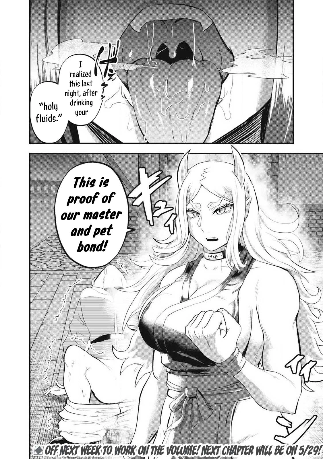 Sei-jun Ecstasy: XXX Shinai to Derarenai Heya de Mazoku o Buttaoshimasu Chapter 21 page 24 - 