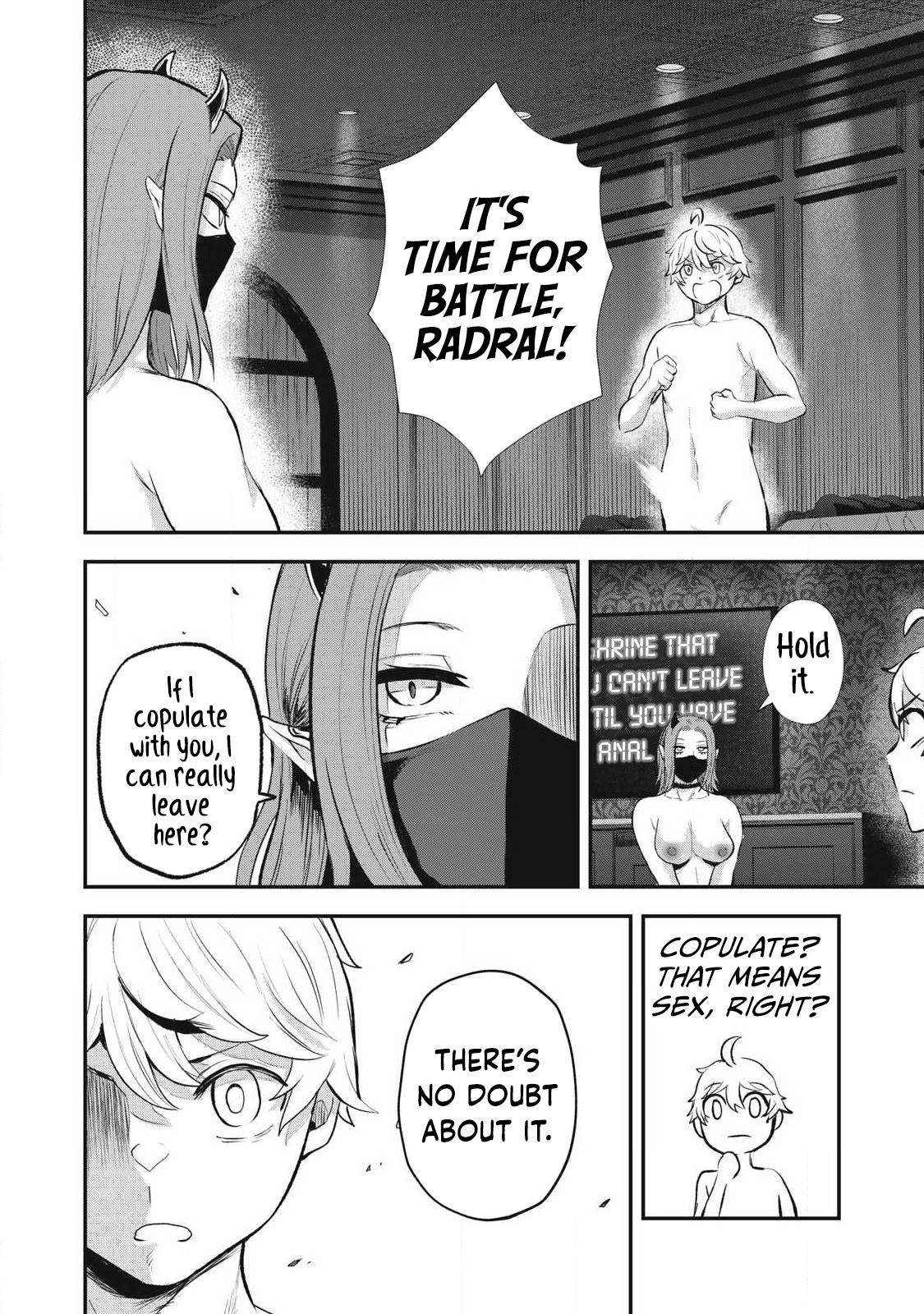 Sei-jun Ecstasy: XXX Shinai to Derarenai Heya de Mazoku o Buttaoshimasu Chapter 25 page 7 - 