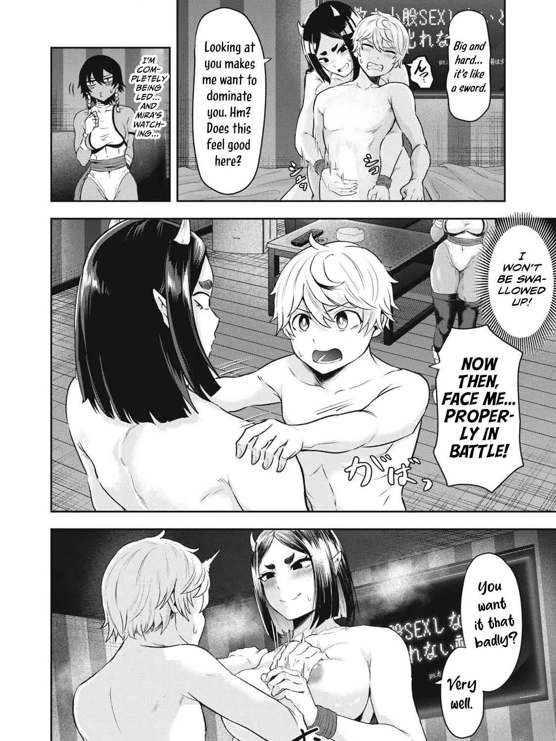 Sei-jun Ecstasy: XXX Shinai to Derarenai Heya de Mazoku o Buttaoshimasu Chapter 3 page 24 - 