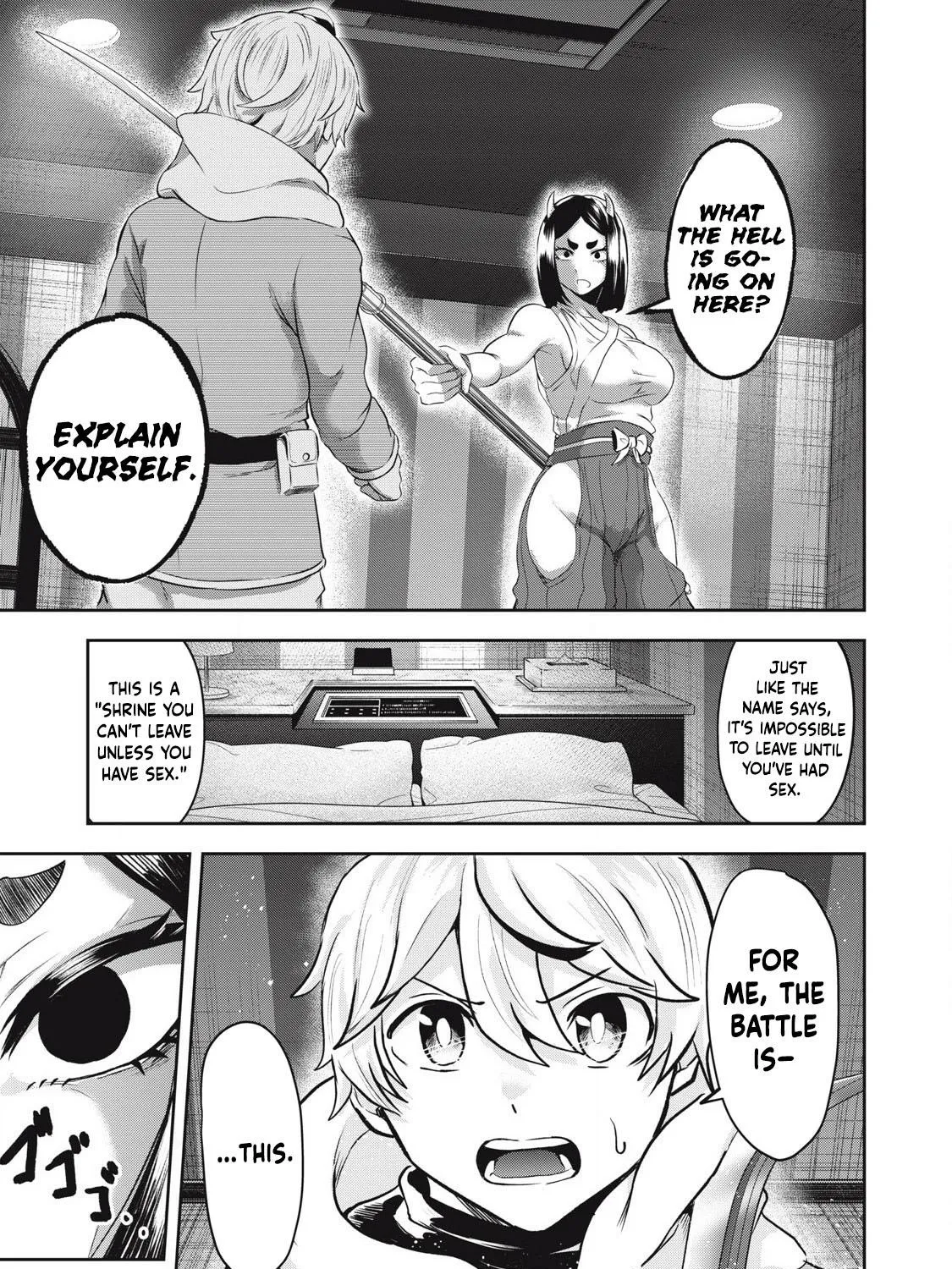 Sei-jun Ecstasy: XXX Shinai to Derarenai Heya de Mazoku o Buttaoshimasu Chapter 3 page 6 - 