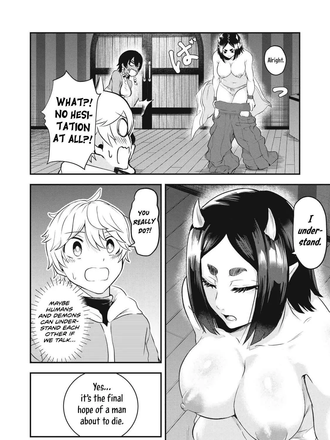 Sei-jun Ecstasy: XXX Shinai to Derarenai Heya de Mazoku o Buttaoshimasu Chapter 3 page 8 - 