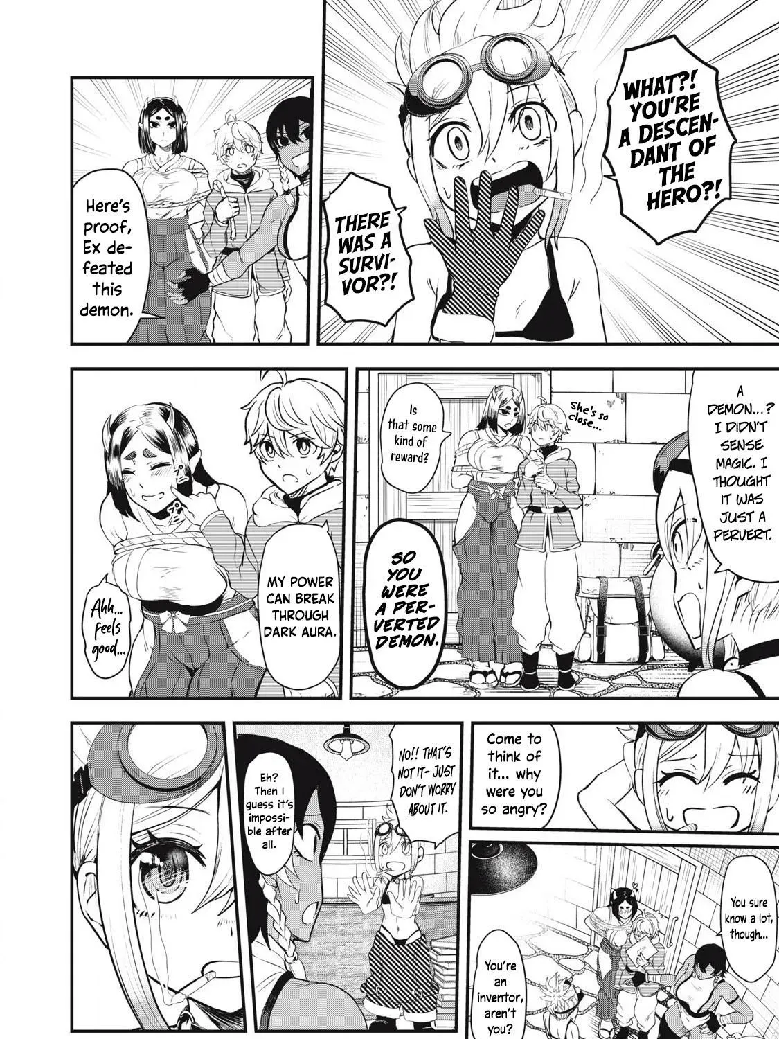Sei-jun Ecstasy: XXX Shinai to Derarenai Heya de Mazoku o Buttaoshimasu Chapter 4 page 24 - 