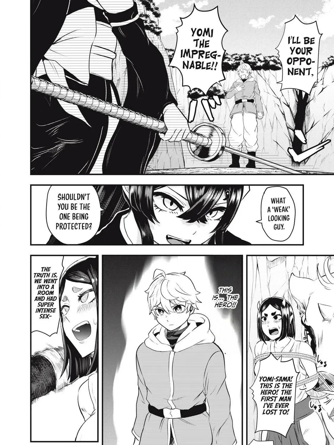 Sei-jun Ecstasy: XXX Shinai to Derarenai Heya de Mazoku o Buttaoshimasu Chapter 5 page 38 - 