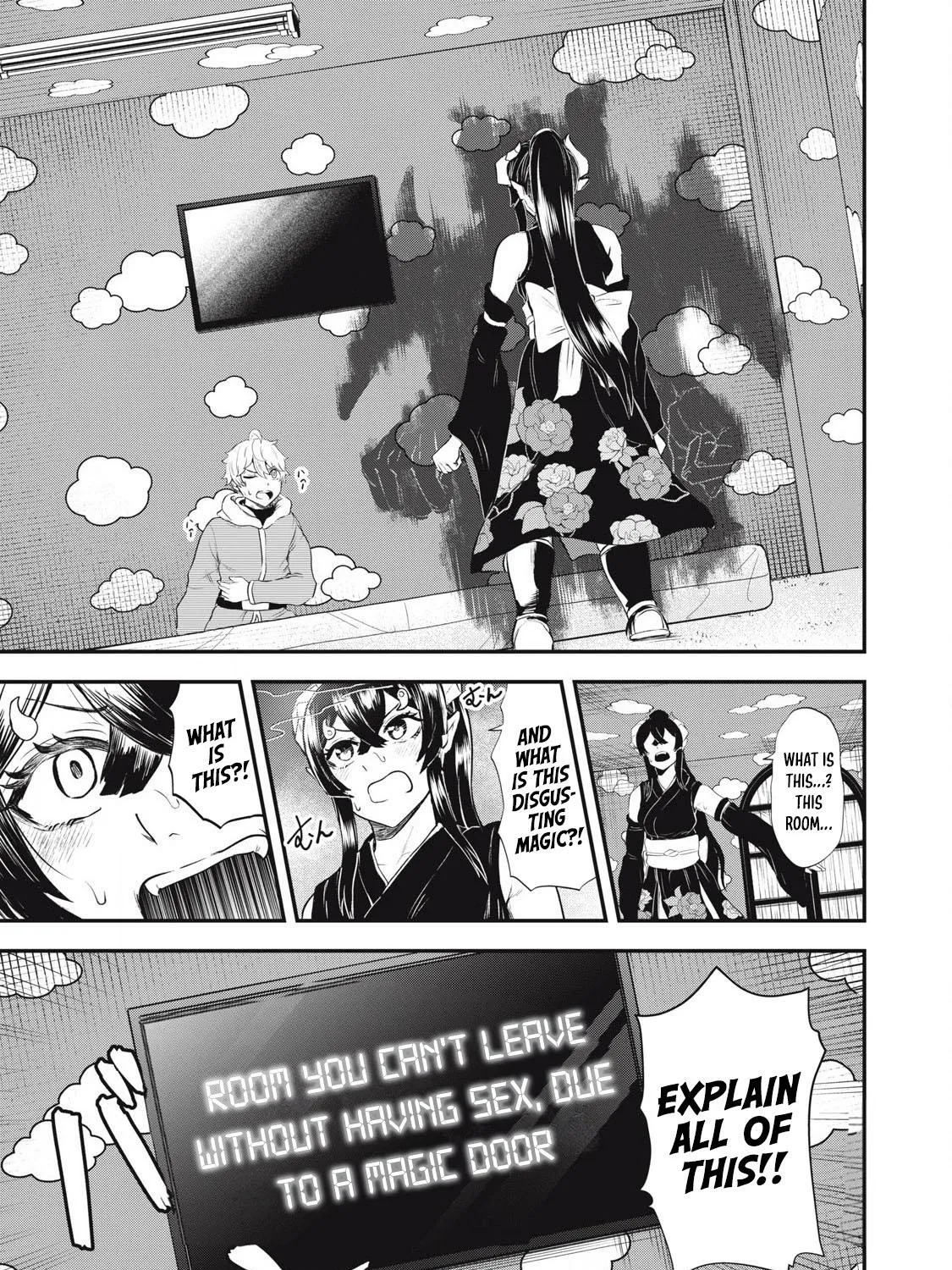 Sei-jun Ecstasy: XXX Shinai to Derarenai Heya de Mazoku o Buttaoshimasu Chapter 6 page 40 - 