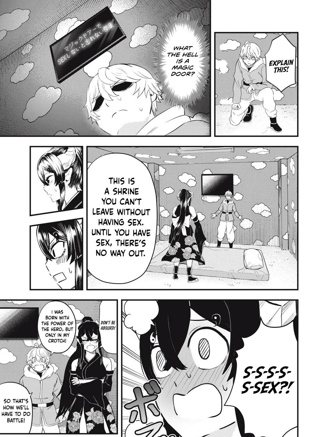 Sei-jun Ecstasy: XXX Shinai to Derarenai Heya de Mazoku o Buttaoshimasu Chapter 7 page 24 - 