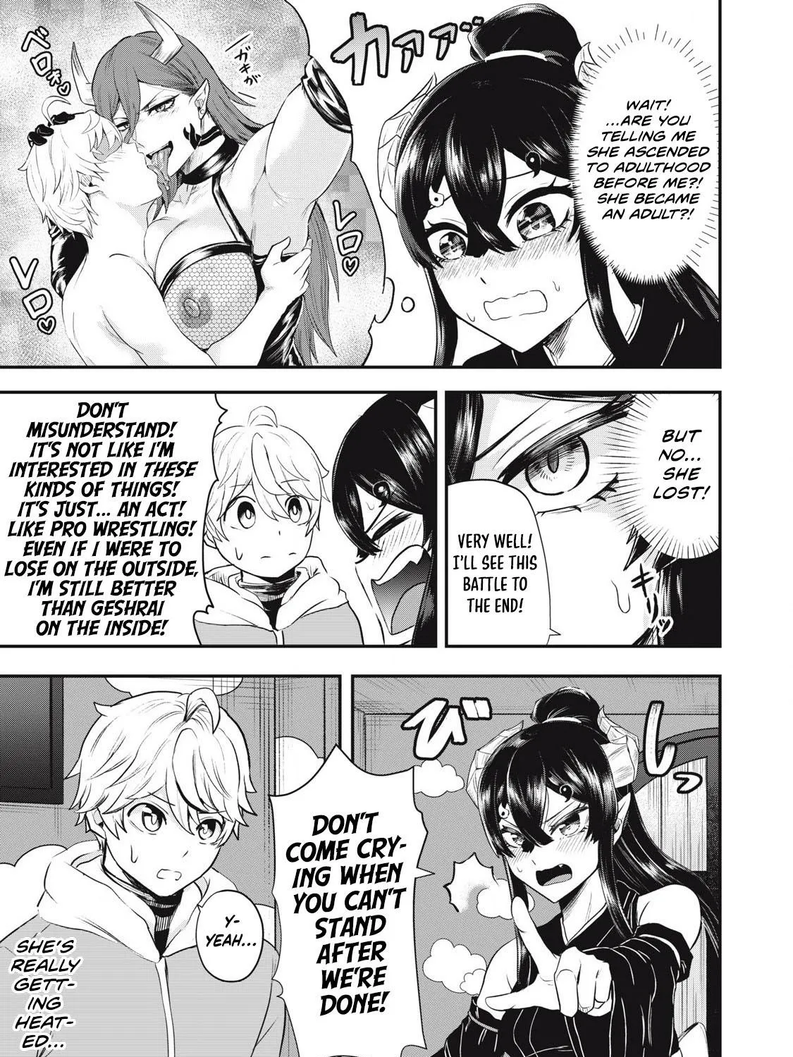Sei-jun Ecstasy: XXX Shinai to Derarenai Heya de Mazoku o Buttaoshimasu Chapter 7 page 32 - 