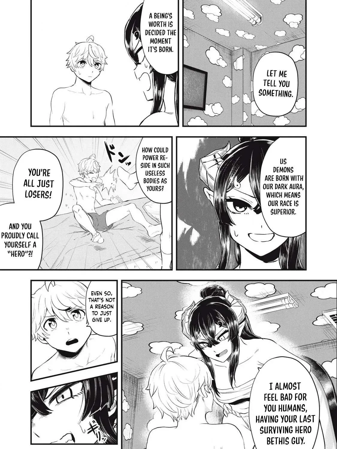 Sei-jun Ecstasy: XXX Shinai to Derarenai Heya de Mazoku o Buttaoshimasu Chapter 8 page 14 - 