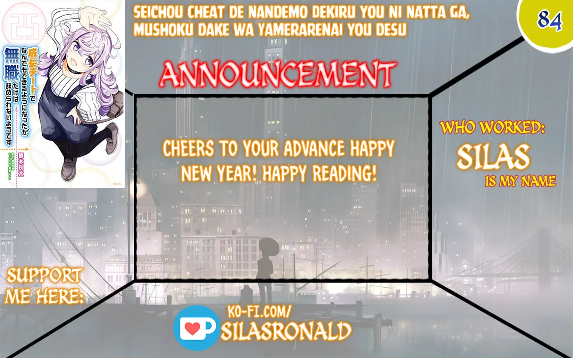 Seichou Cheat de Nandemo Dekiru You ni Natta ga, Mushoku Dake wa Yamerarenai You Desu Chapter 84 page 1 - 