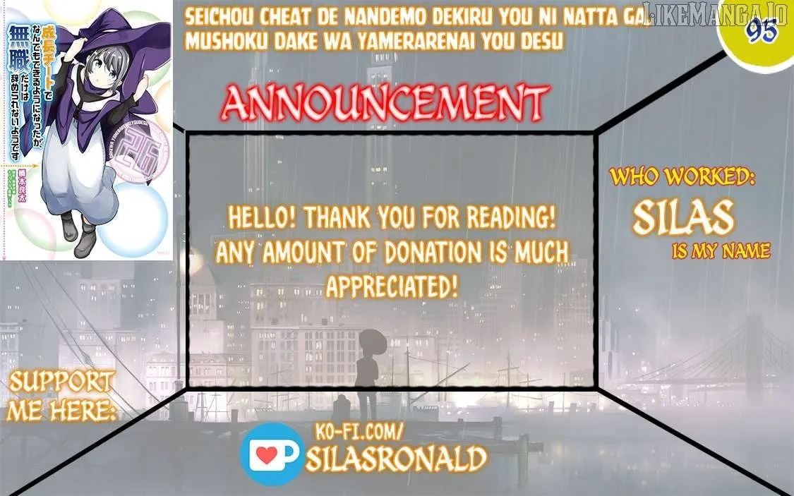 Seichou Cheat de Nandemo Dekiru You ni Natta ga, Mushoku Dake wa Yamerarenai You Desu Chapter 95 page 1 - 