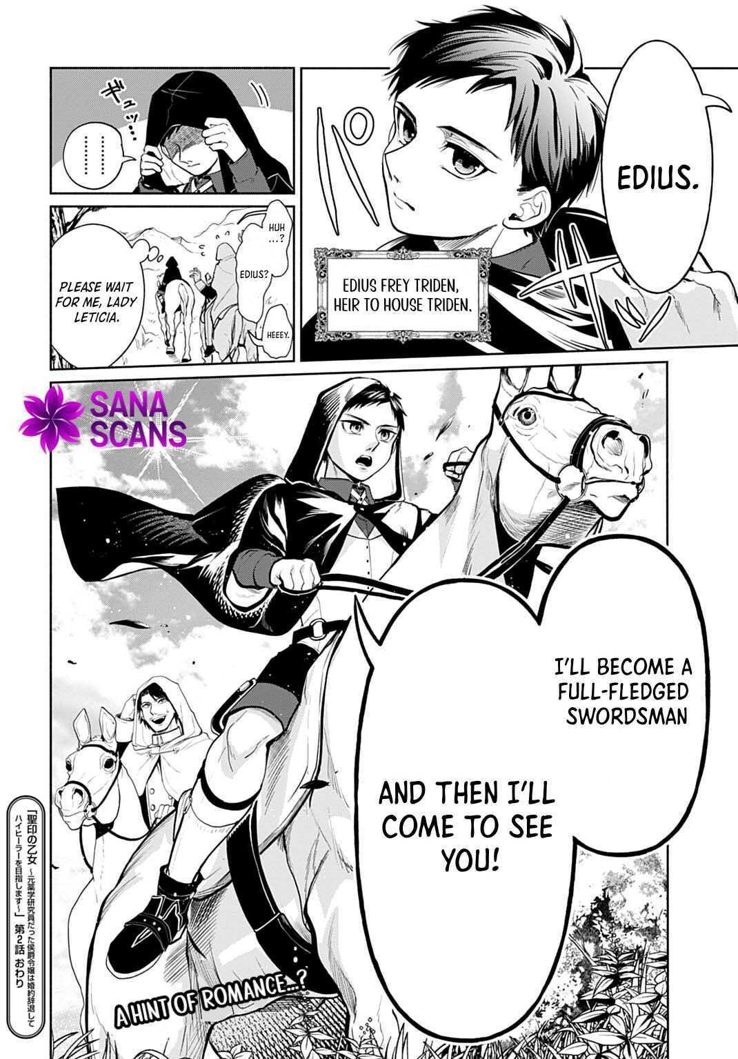 Seiin no Otome: Moto Yakugaku Kenkyuuin datta Koushaku Reijou wa Konyaku Jitai Shite High Healer wo Mezashimasu Chapter 2 page 38 - 