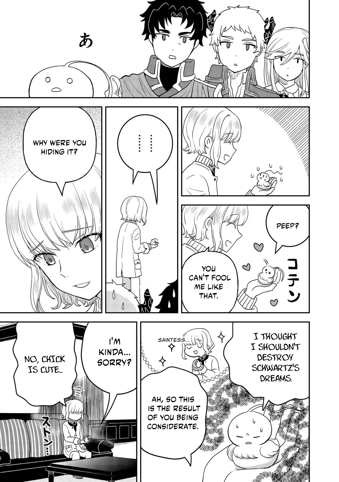 Seijo Dakedo Yami Ochi Shitara Hiyoko ni Narimashita! Chapter 14.2 page 4 - 