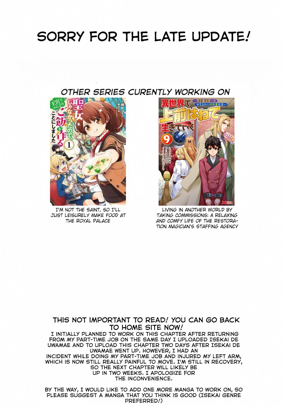 Seijo ja nakatta no de, Oukyuu de nonbiri Gohan wo Tsukuru koto ni shimashita Chapter 17.3 page 13 - 