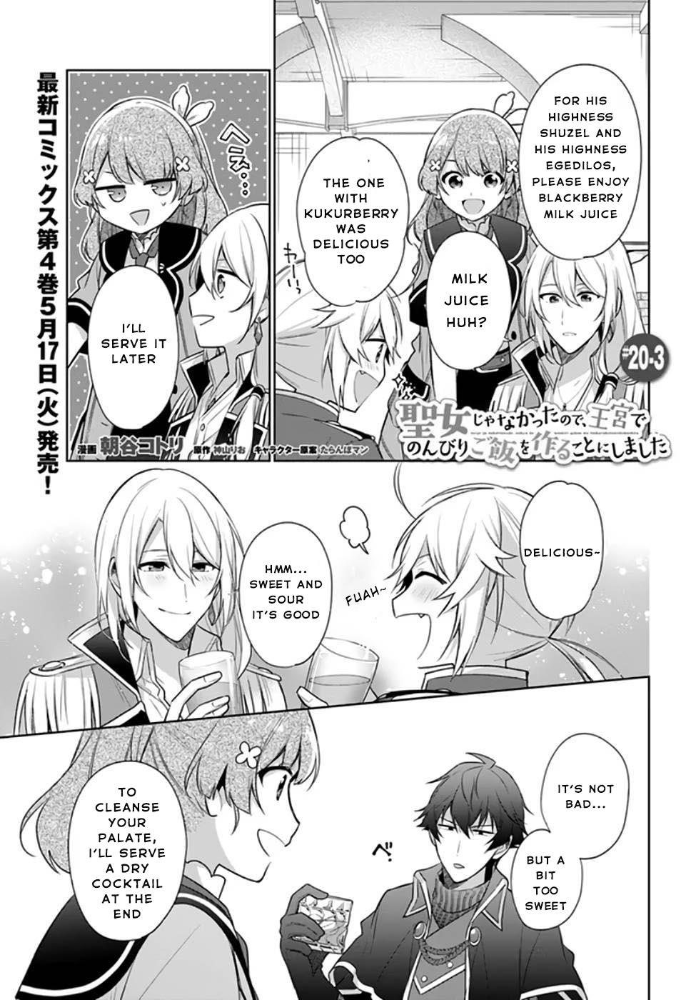 Seijo ja nakatta no de, Oukyuu de nonbiri Gohan wo Tsukuru koto ni shimashita Chapter 20 page 13 - 
